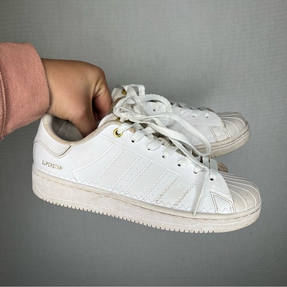 adidas Shoes - Adidas | White Lace Up Sneaker Shoe Woman’s 8.5 Superstar